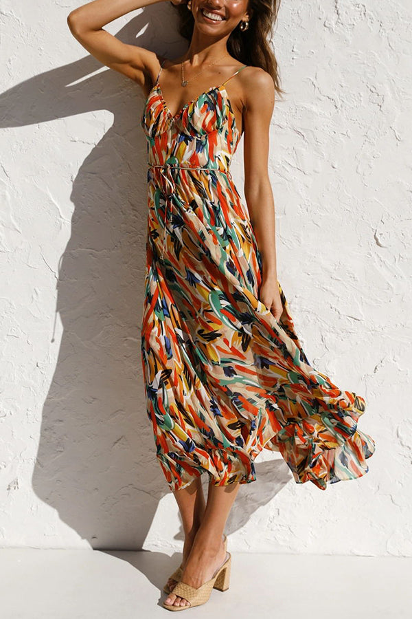 Charity – Colorful Midi Dress