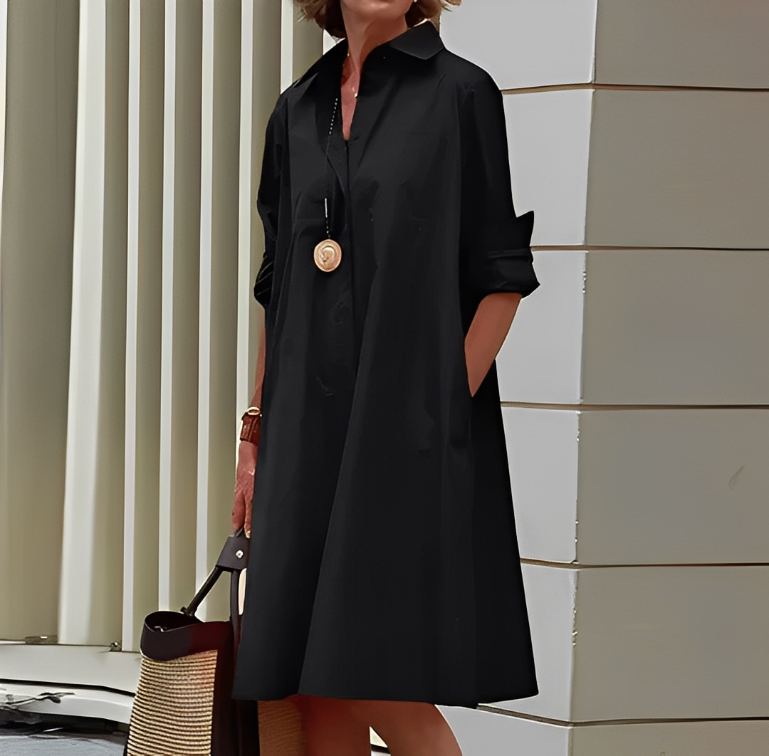 Maeva – Modern Shirt Dress for Women