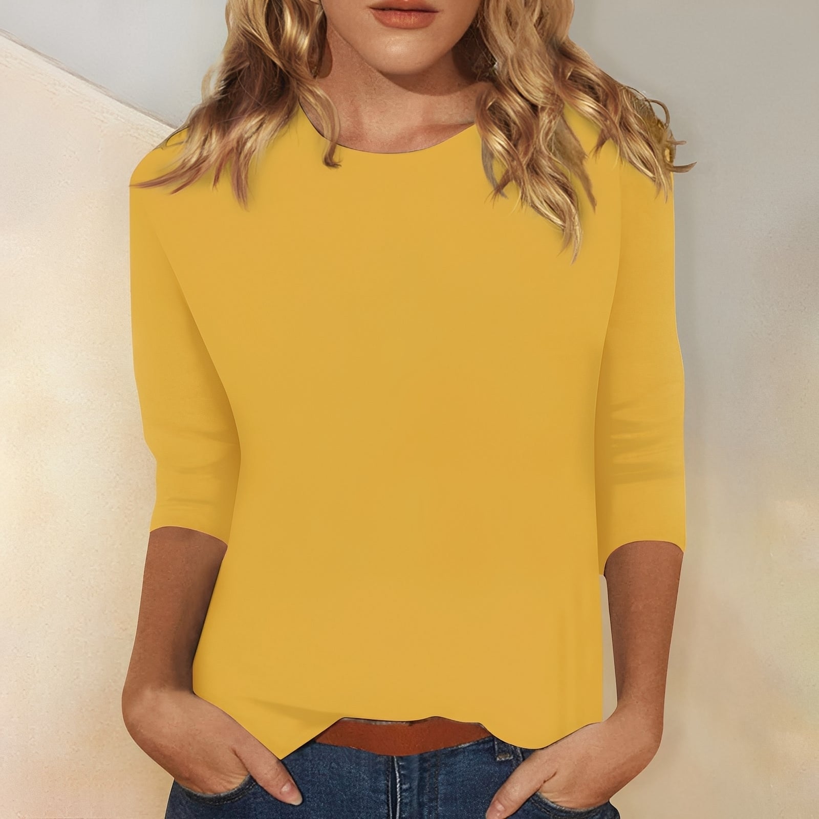Louisa - Women's Casual, Basic Long Sleeve Shirt
