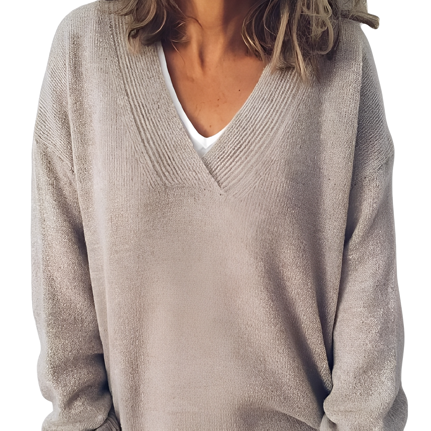 Camryn - Women's laid-back, loosely woven pullover