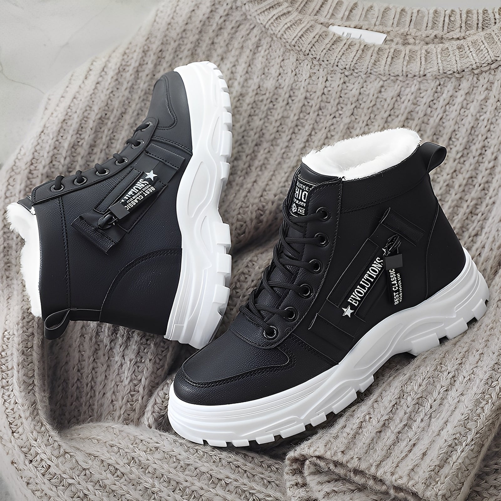Jazmine - Stylish Plush Boots for Women