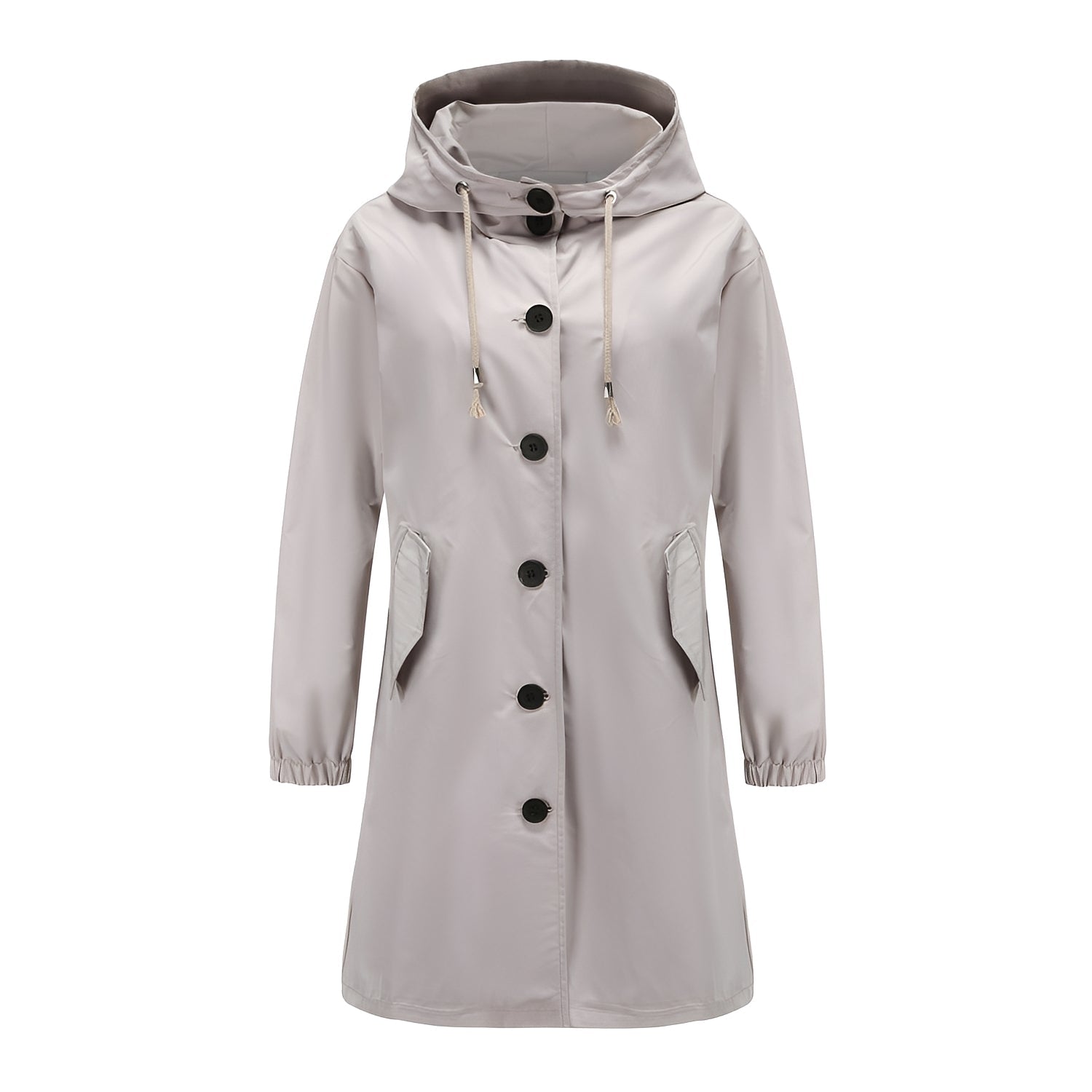 Vivyan - Casual waterproof jacket with hood for women