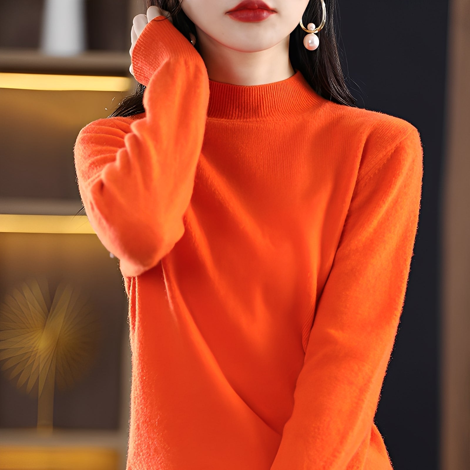Natille - Women's Relaxed Cashmere Wool Sweater