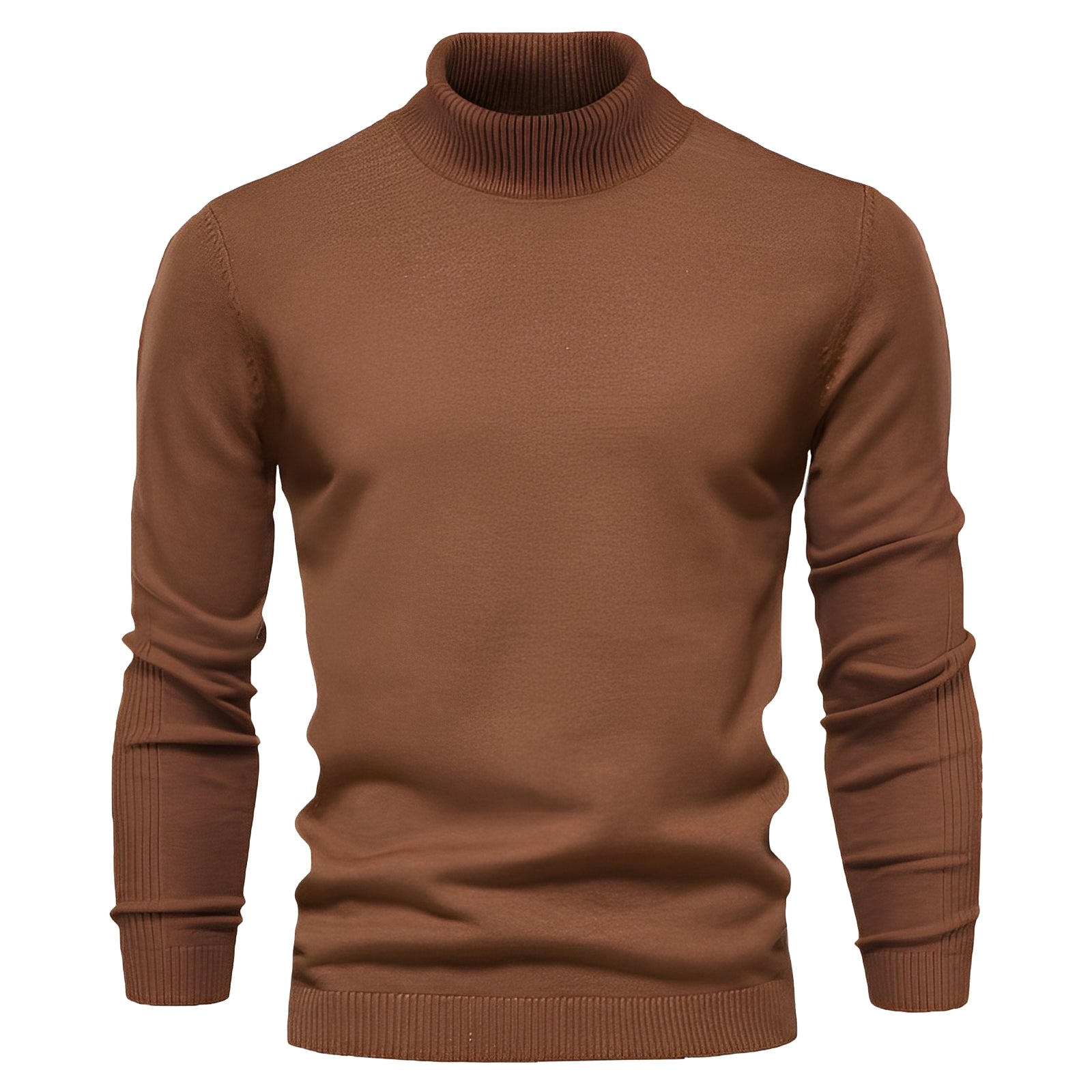 Evans - Simple, slim fit turtleneck sweater for men