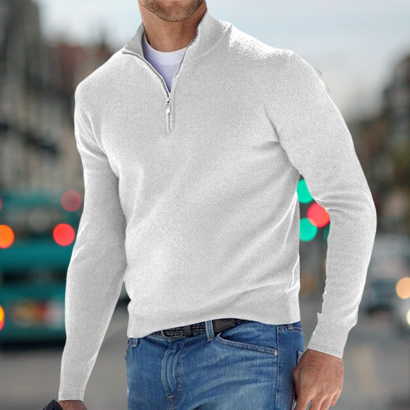 Carlo – Pullover with Zipper