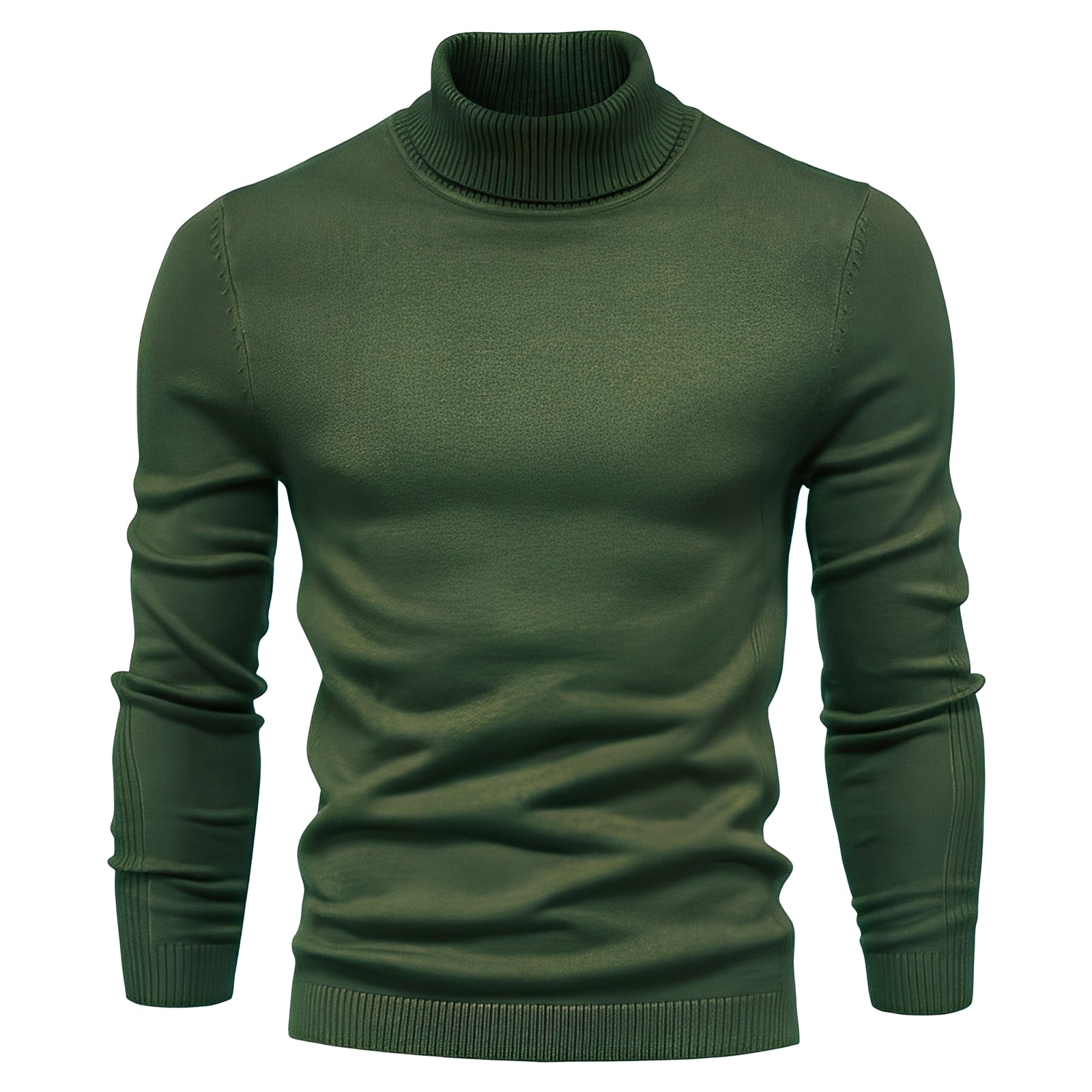 Evans - Simple, slim fit turtleneck sweater for men