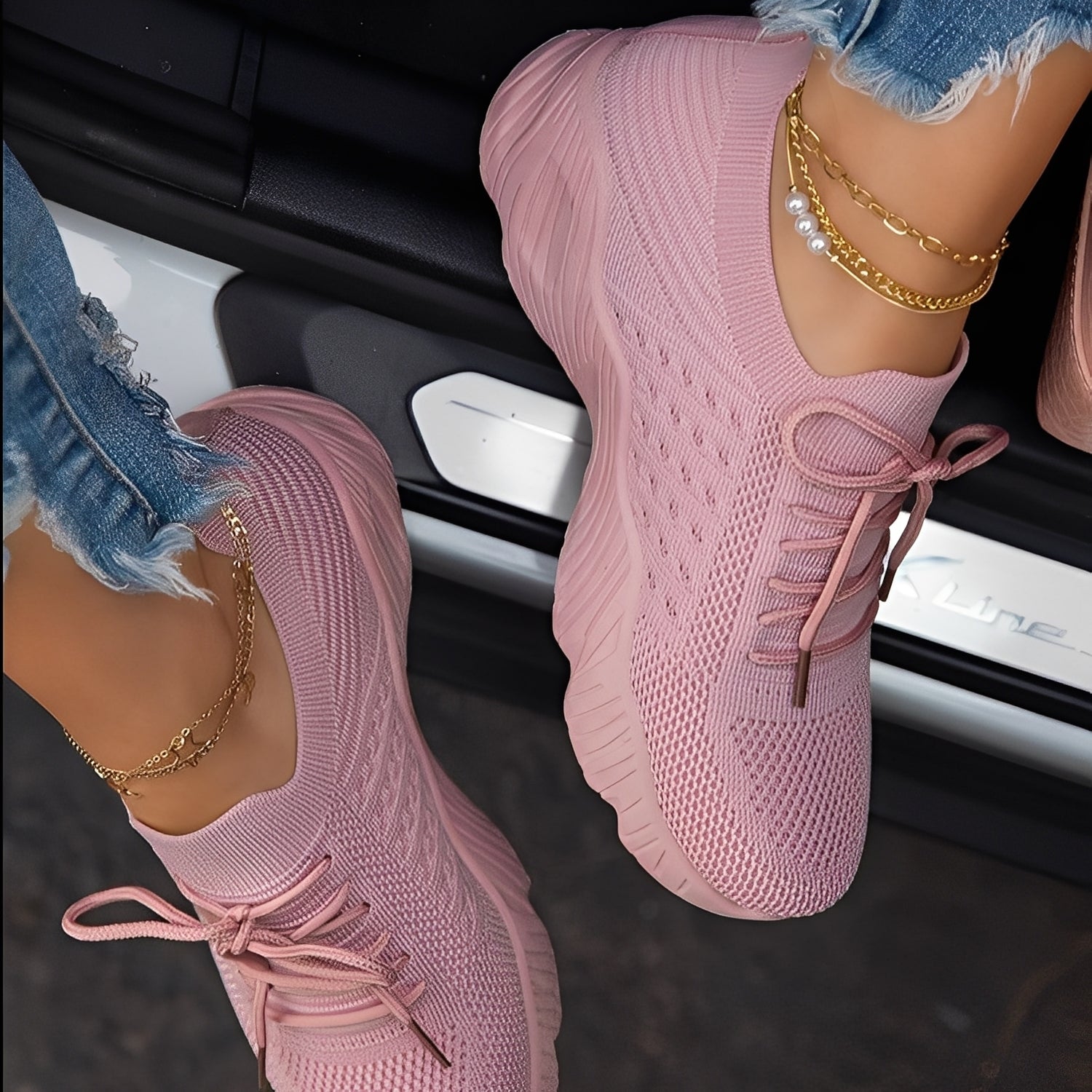 Eleanore - Women's Casual Shoes with Thick Rubber Soles
