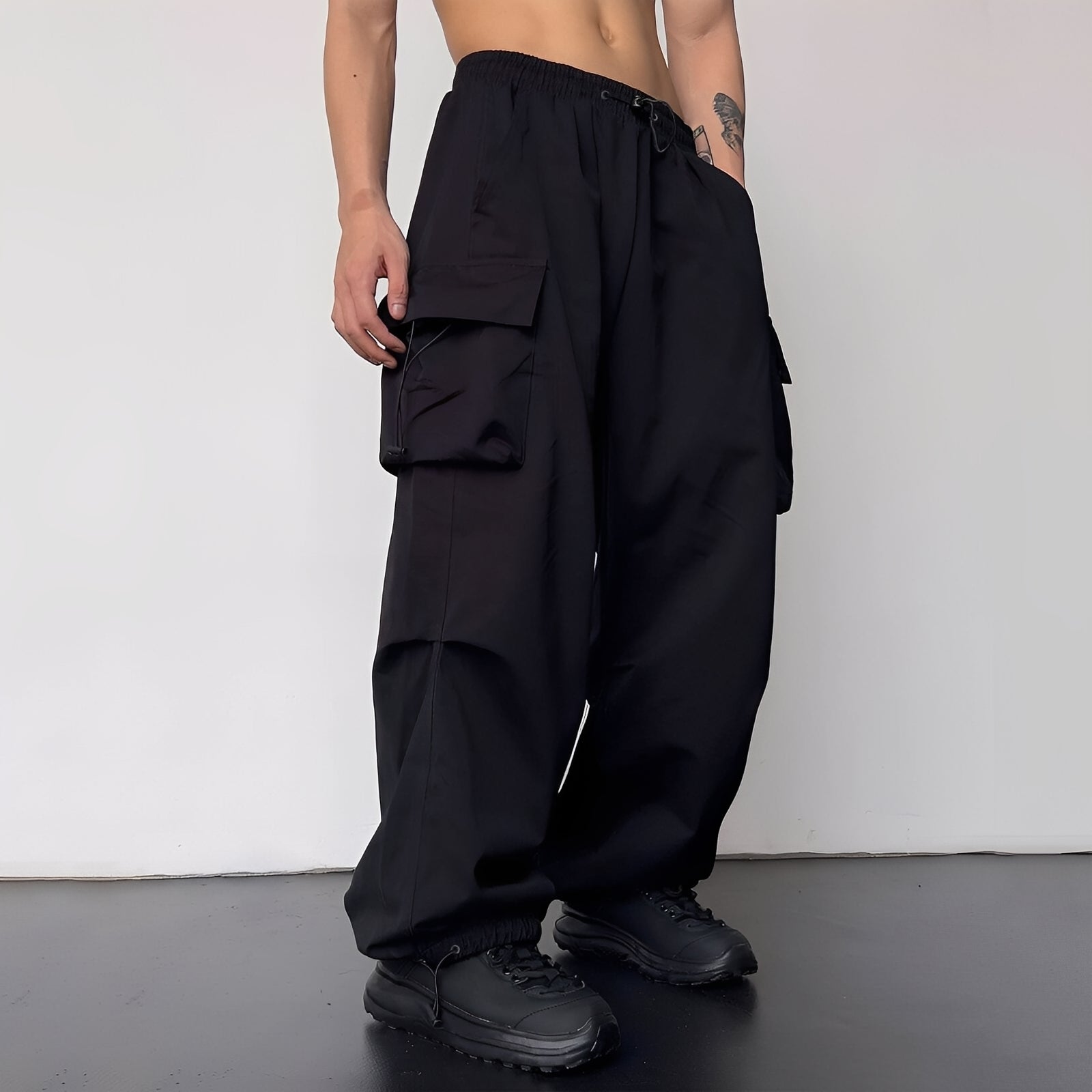Kaleb - Stylish Baggy Cargo Pants for Men