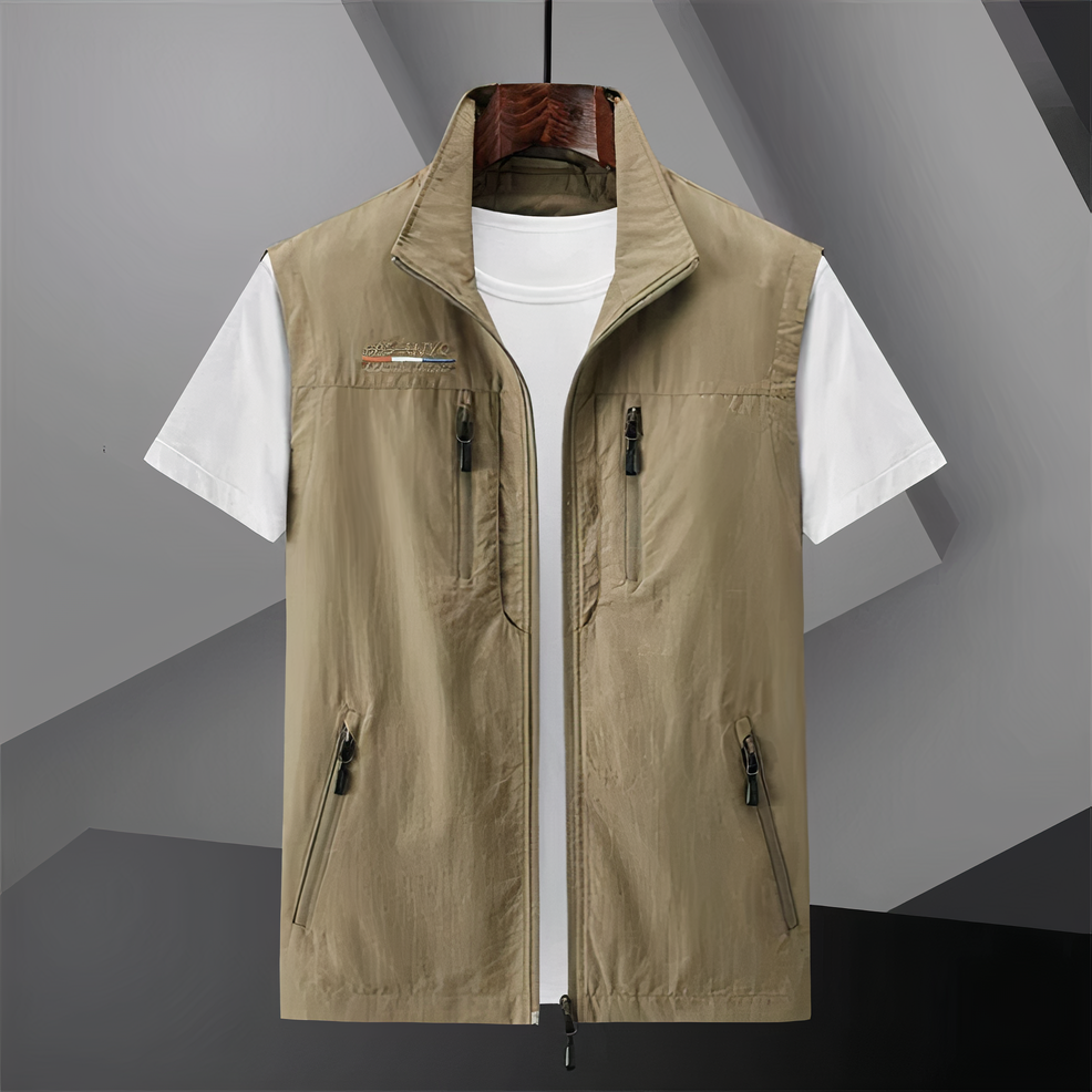 Erik – Cotton Multi-Pocket Vest