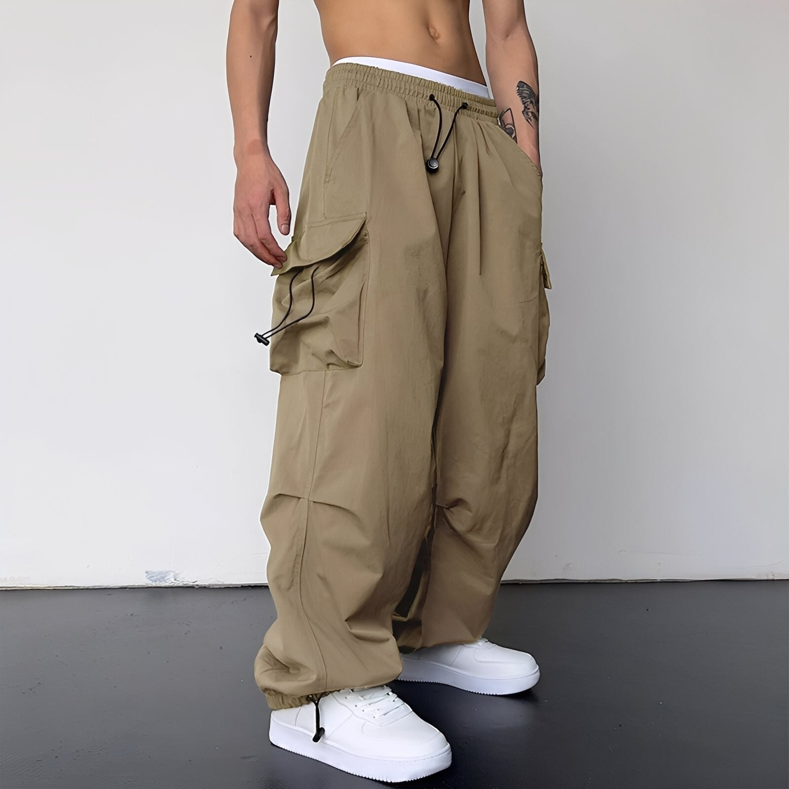 Kaleb - Stylish Baggy Cargo Pants for Men