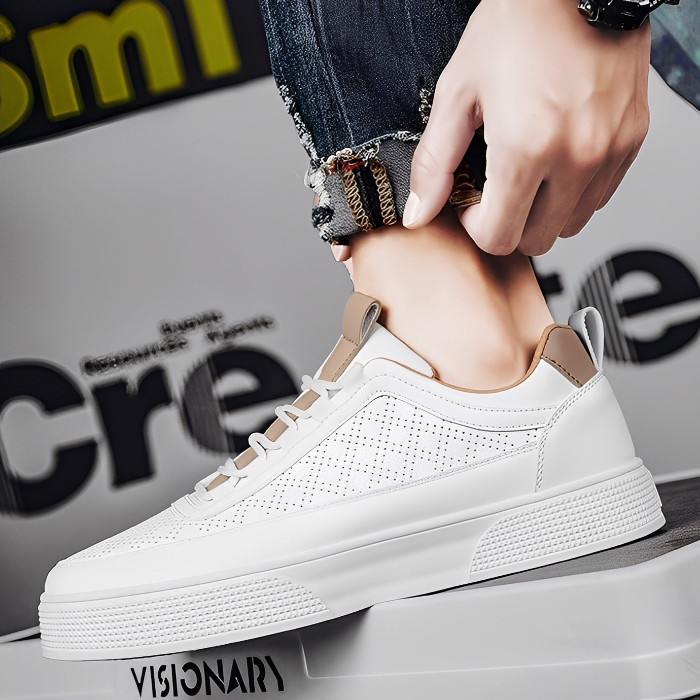 Dennis - Casual, breathable sneakers for men