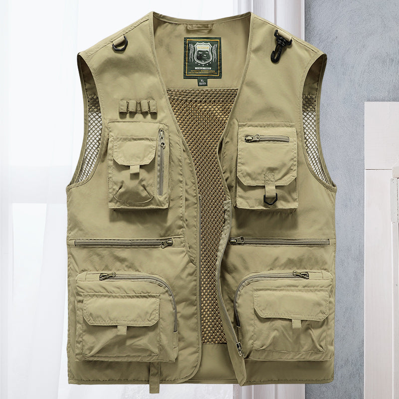 Alessandra – Net Gilet Cargo with Pockets