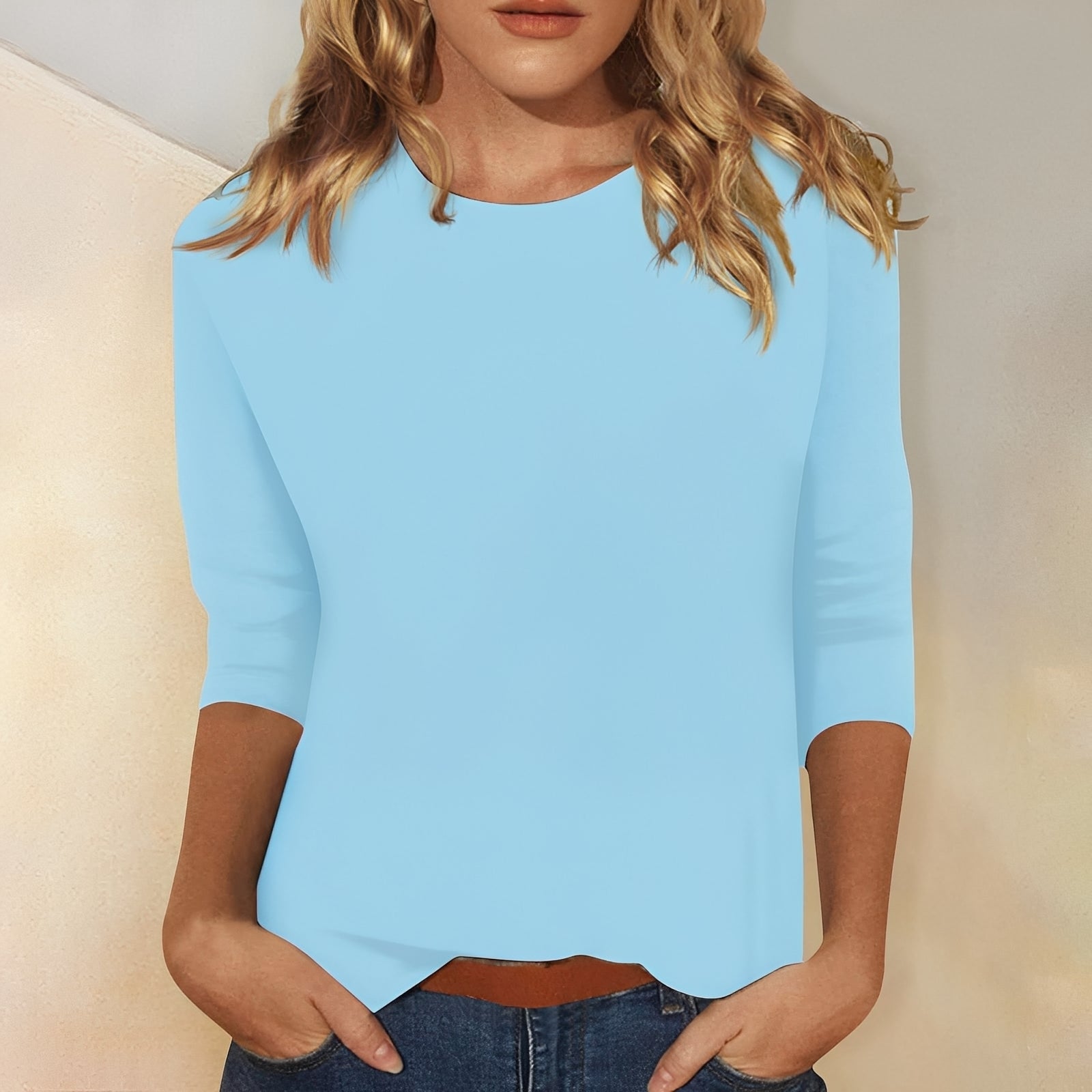 Louisa - Women's Casual, Basic Long Sleeve Shirt