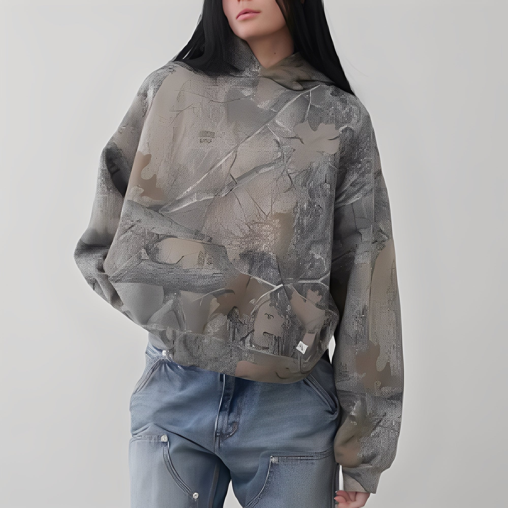 Anya - Relaxed Comfort Camouflage Hoodie
