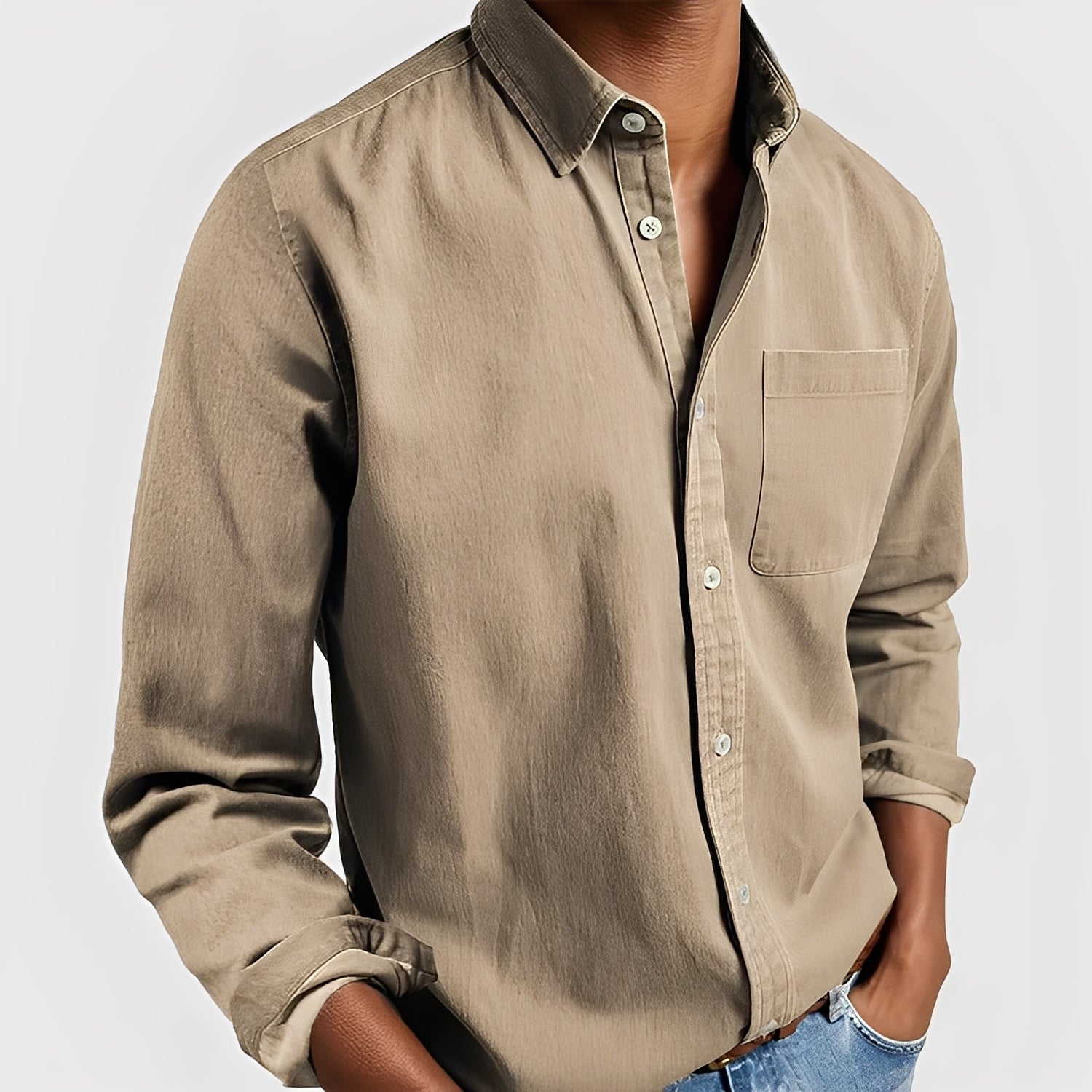 Tanner - Men's Casual Shirt with Pocket
