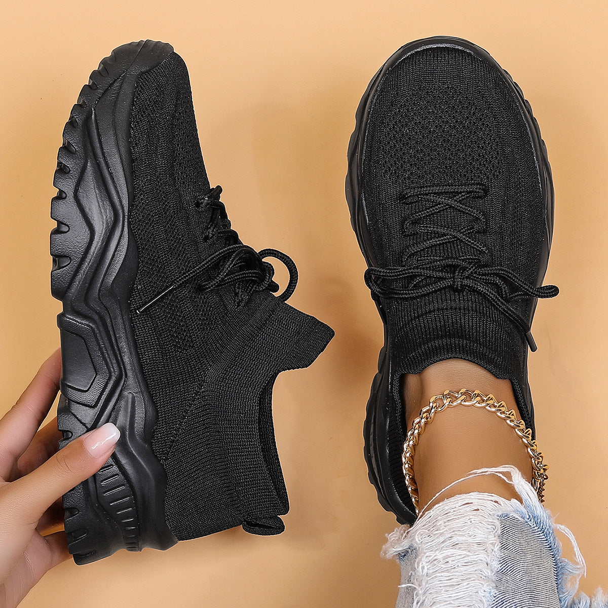 Wendi - Comfortable, Casual Fly Knit Shoes for Women