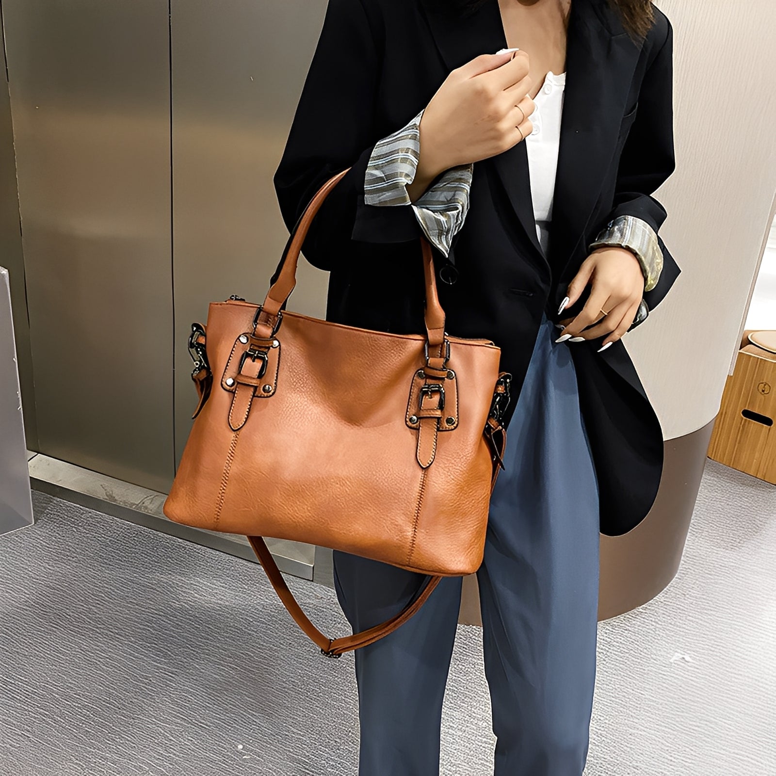 Lauren - Classic Big Shoulder Bag for Women
