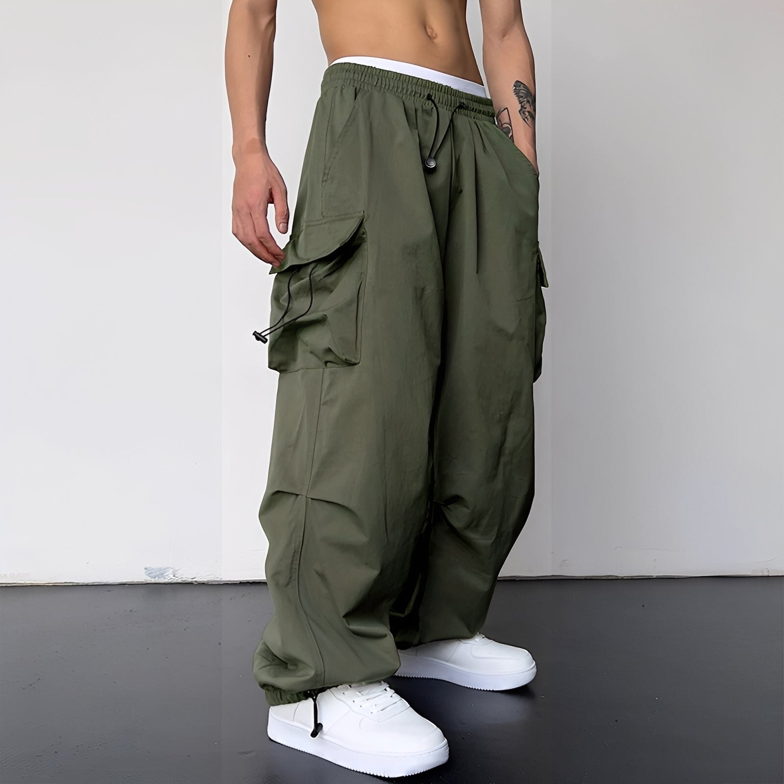 Kaleb - Stylish Baggy Cargo Pants for Men