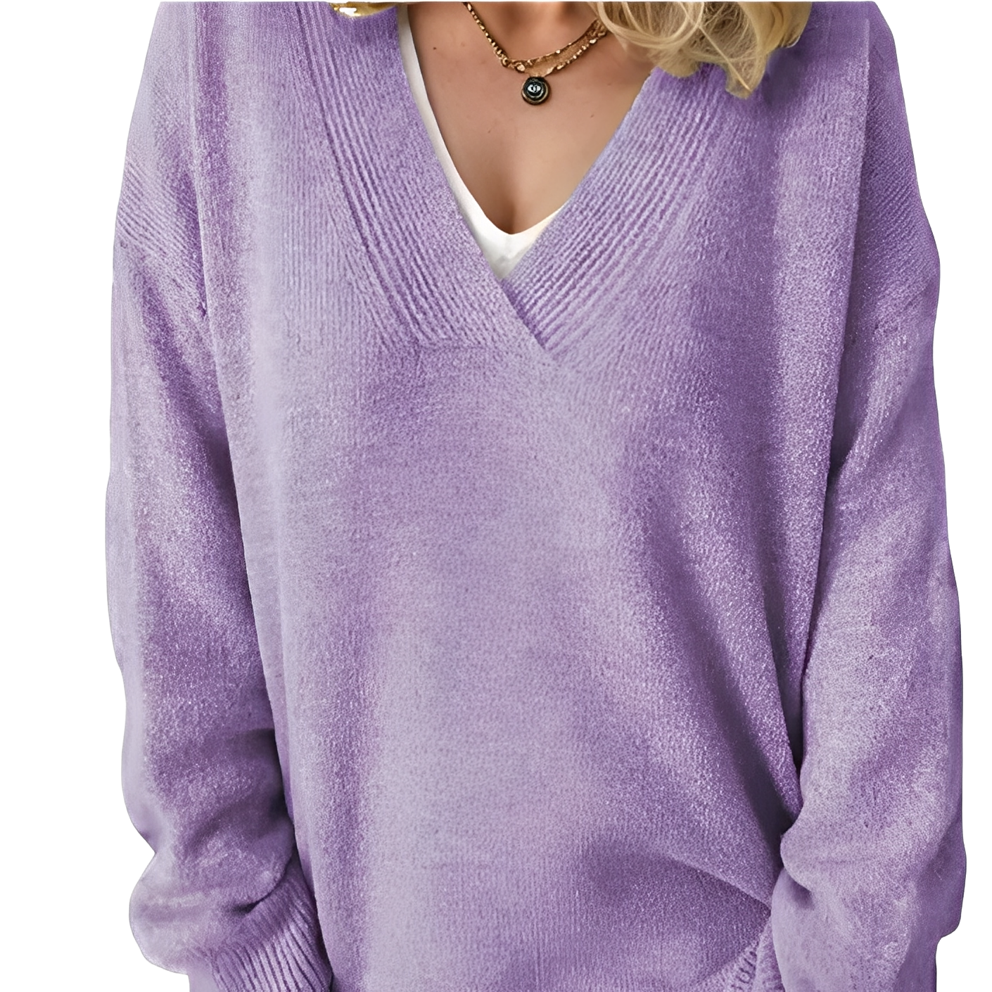 Camryn - Women's laid-back, loosely woven pullover