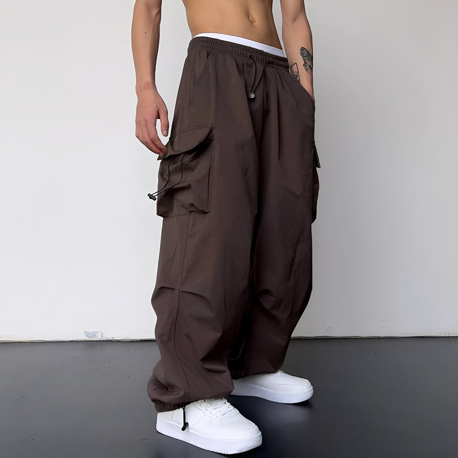 Kaleb - Stylish Baggy Cargo Pants for Men