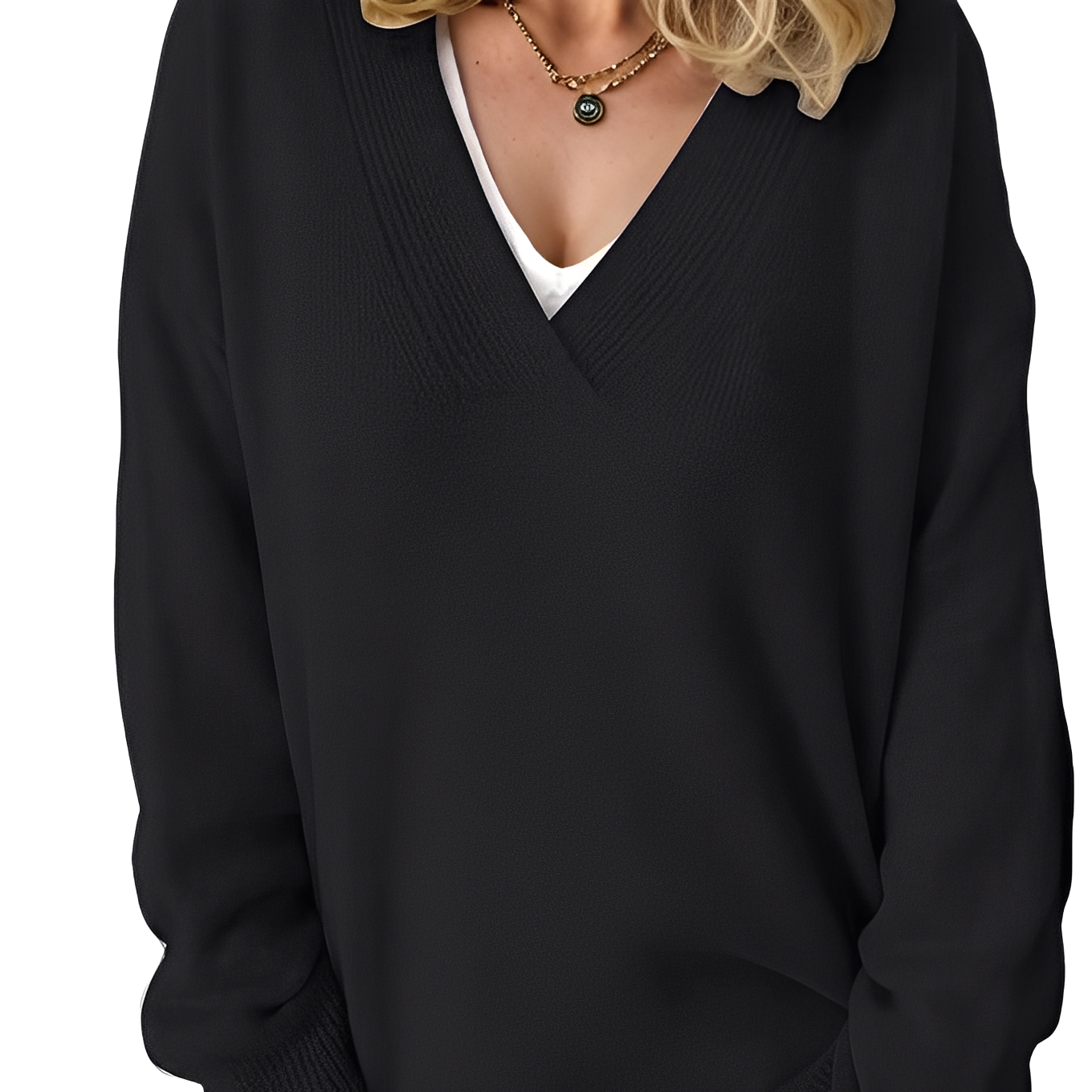 Camryn - Women's laid-back, loosely woven pullover