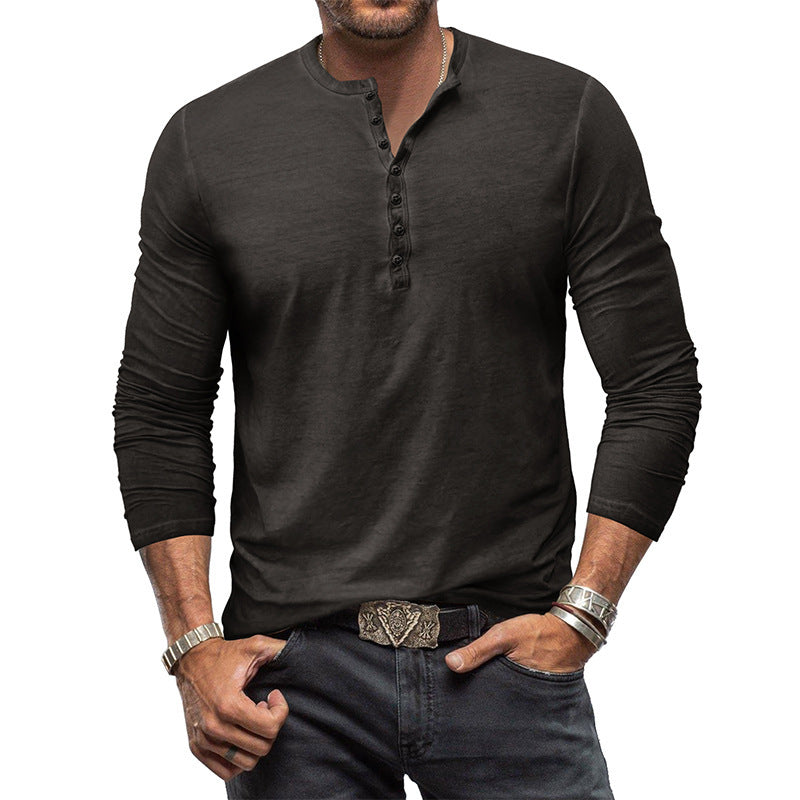 Clifford - Classic Washed Shirt with Buttons for Men