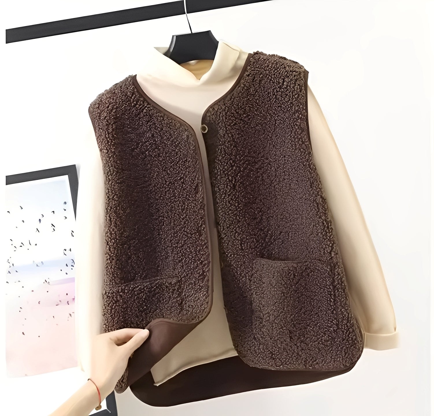 Raine - Stylish Plush Vest for Women