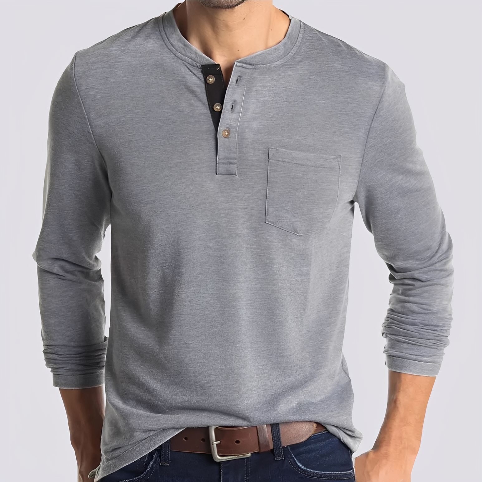 Dashiell - Casual Long Sleeve Shirt for Men