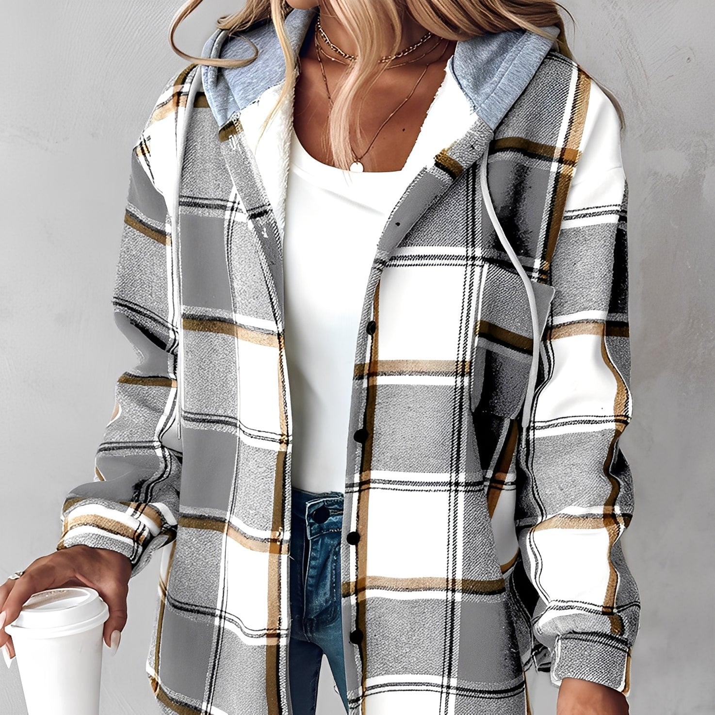 Briana - Women's Casual, Cozy Hooded Jacket