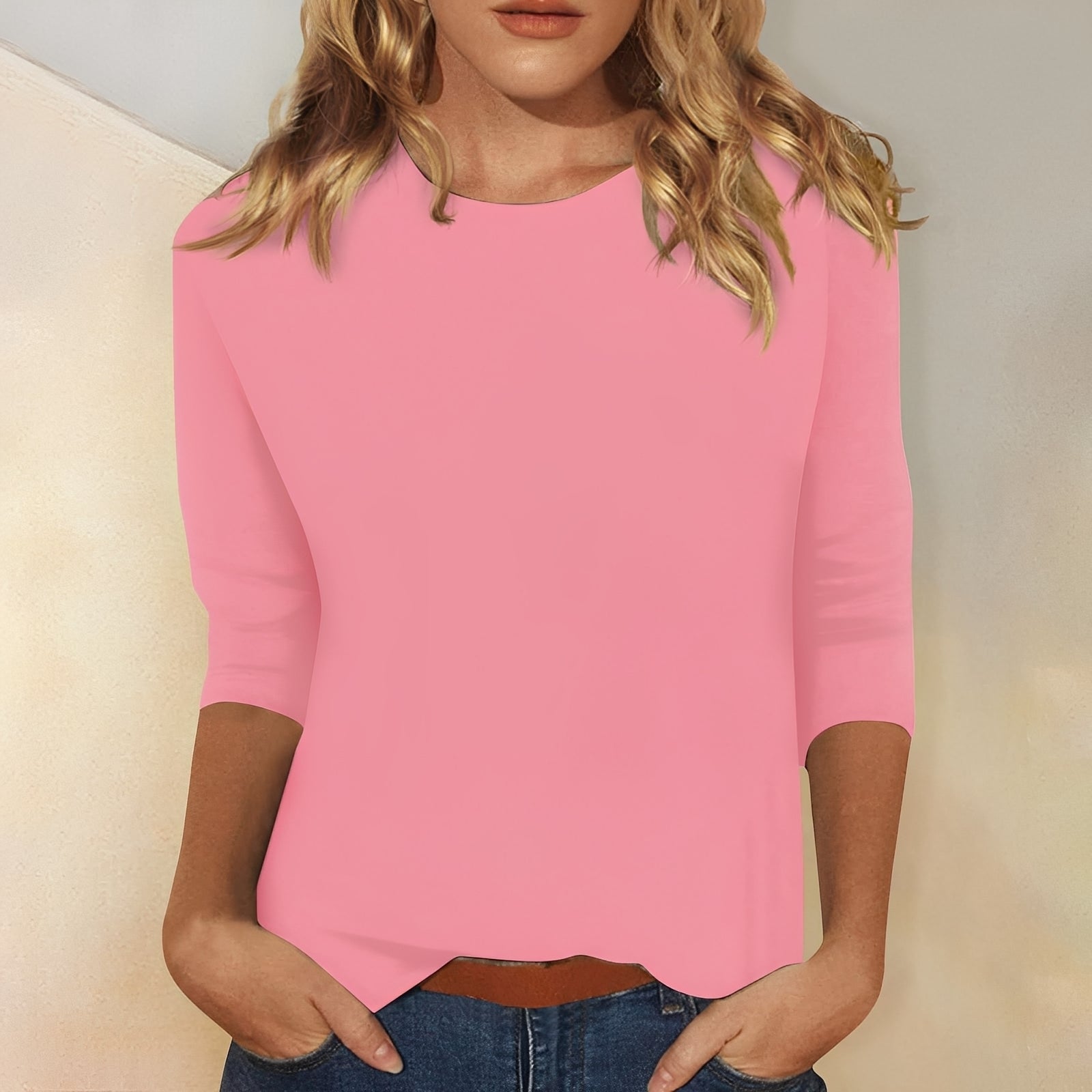 Louisa - Women's Casual, Basic Long Sleeve Shirt