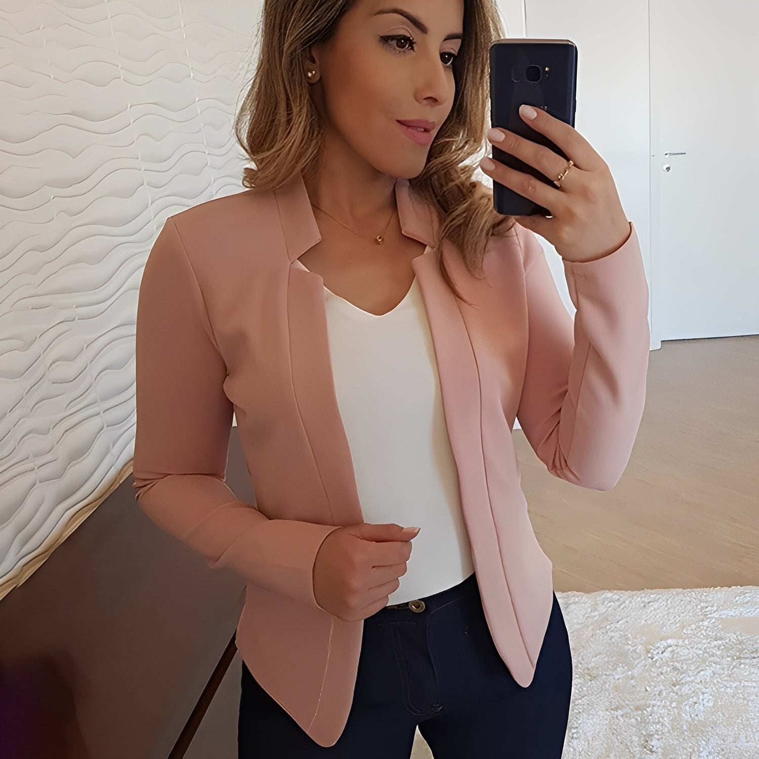 Marsha - Elegant Blazer with Notch Collar for Women