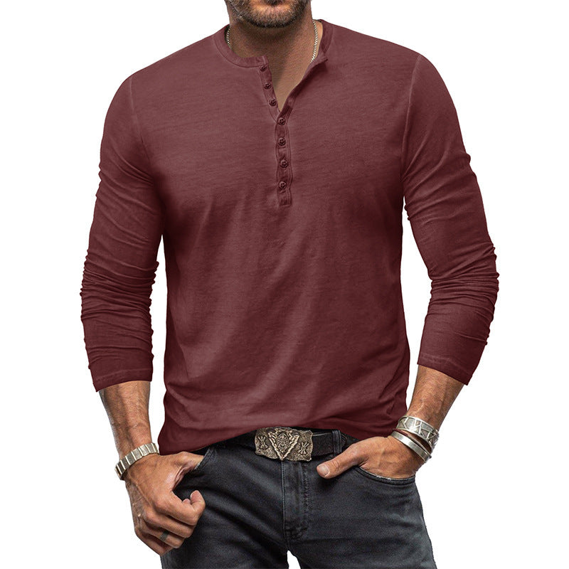 Clifford - Classic Washed Shirt with Buttons for Men