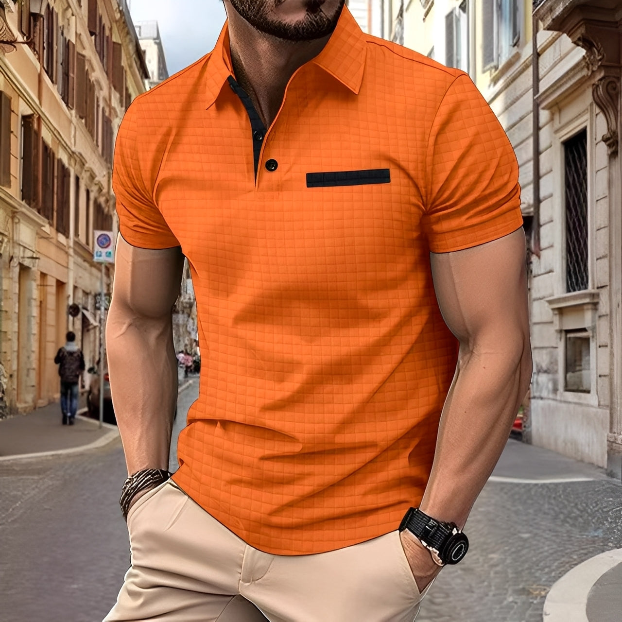Benson - Trendy Slim-Fit Polo Shirt for Men