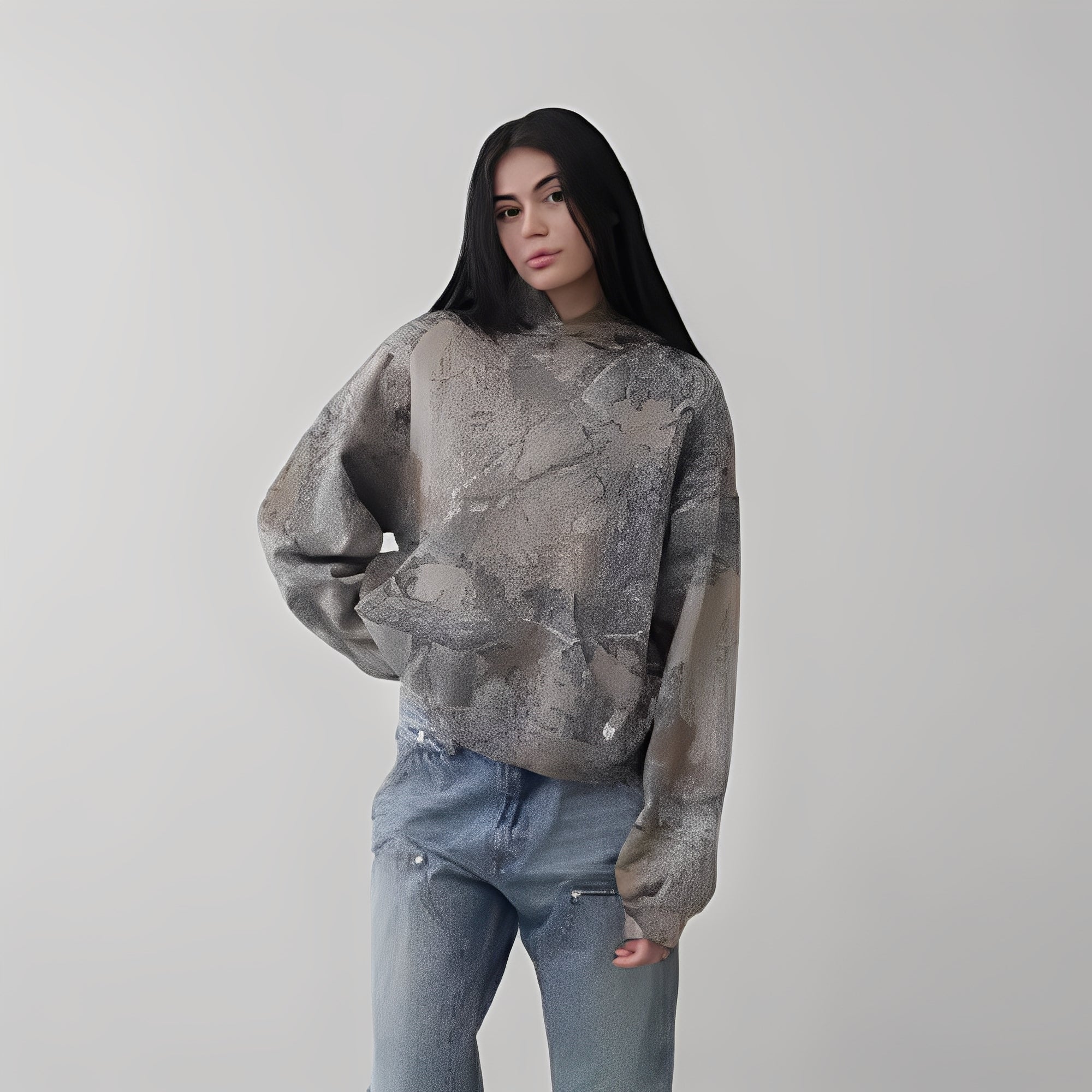 Anya - Relaxed Comfort Camouflage Hoodie