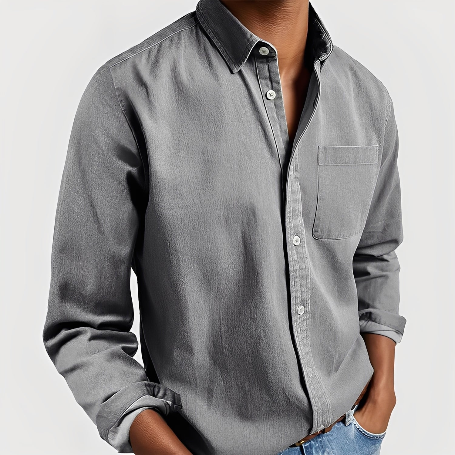 Tanner - Men's Casual Shirt with Pocket
