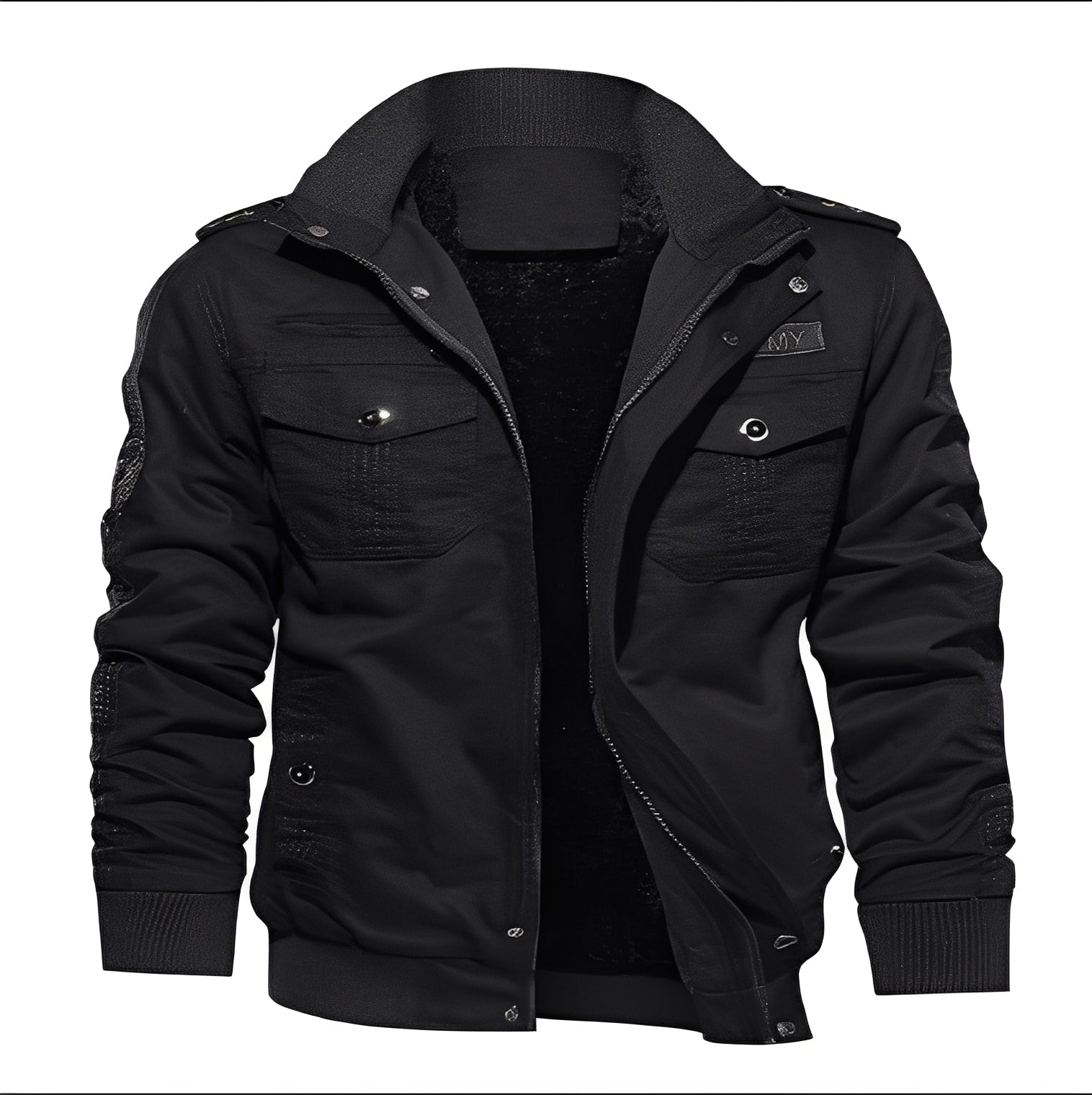 Gary - Men's Trendy Fleece Jacket with Pockets