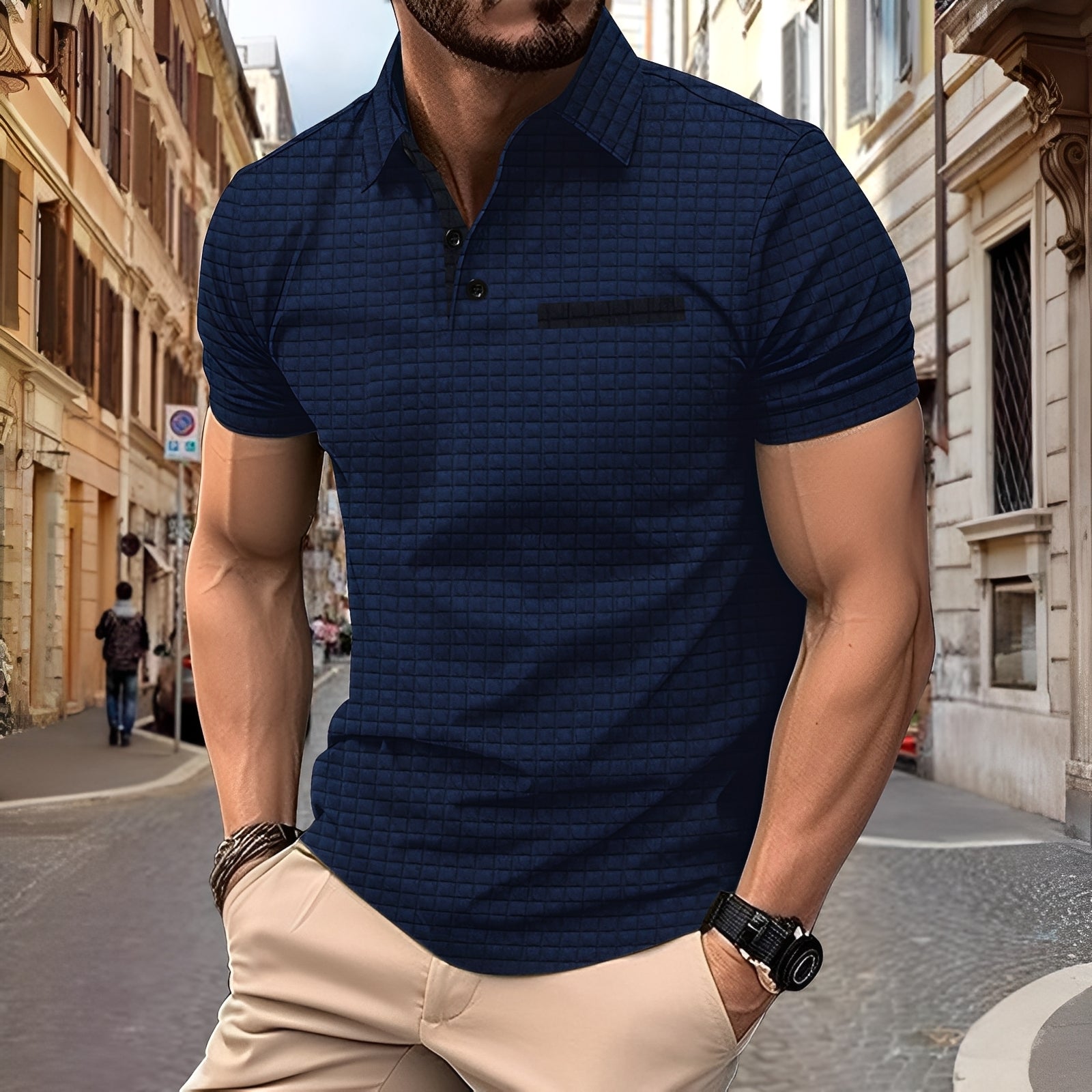Benson - Trendy Slim-Fit Polo Shirt for Men