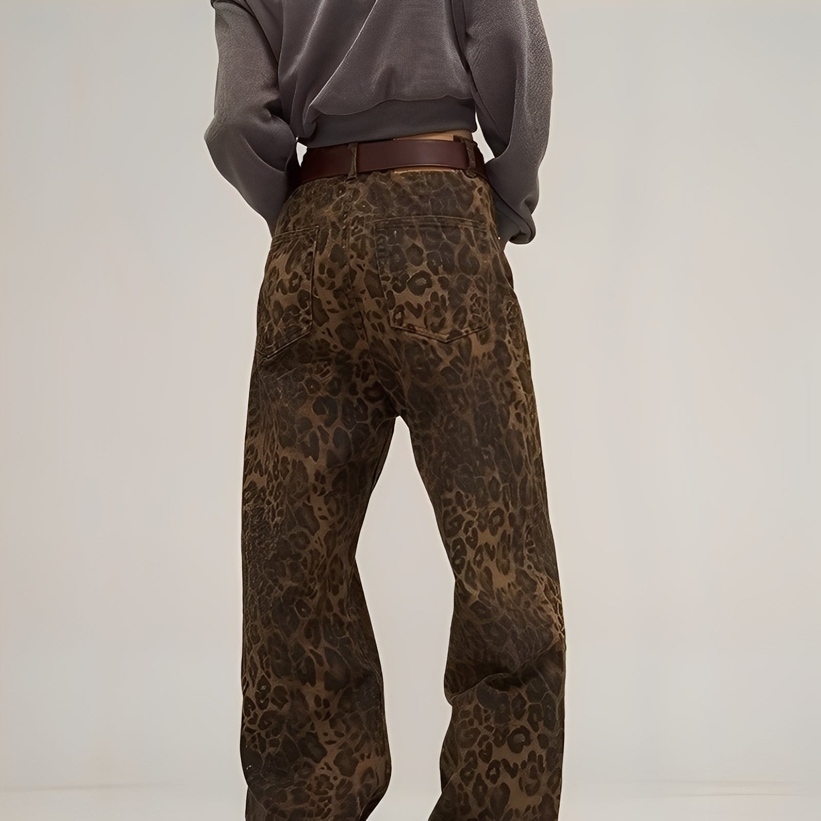 Felecia - Stylish Printed Baggy Jeans for Women