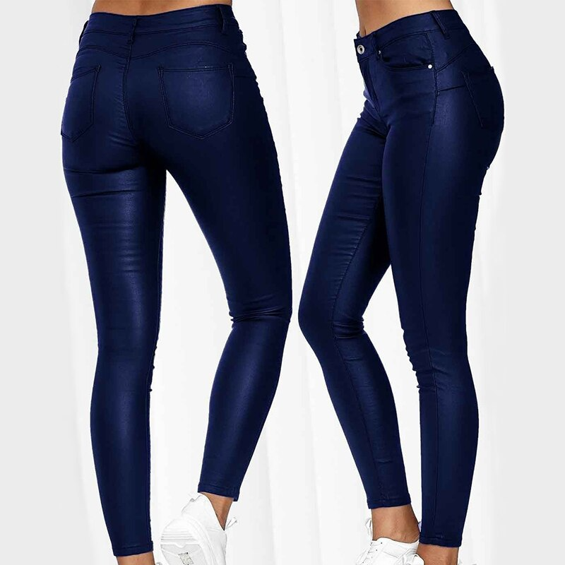 Dina – Stretch Leather Pants