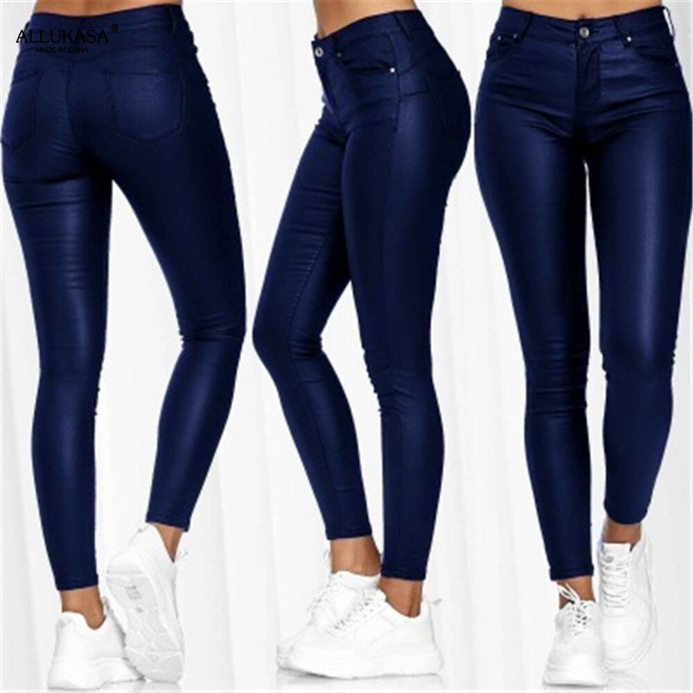 Dina – Stretch Leather Pants