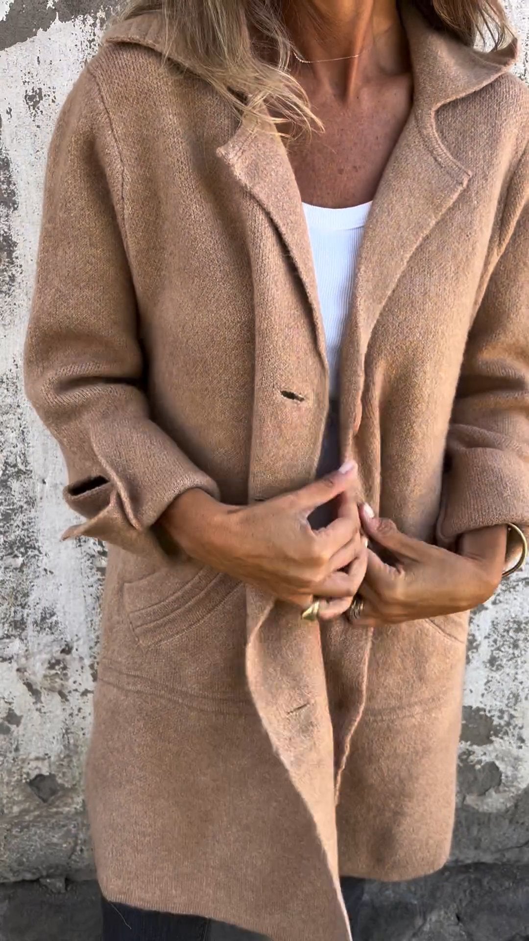 Diletta – Long Knit Coat