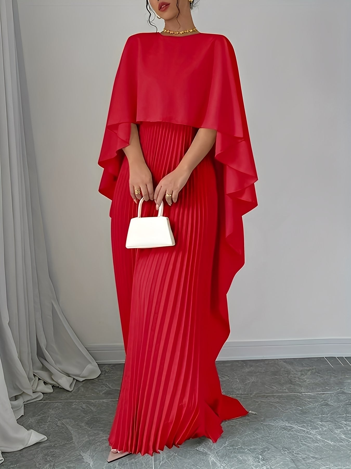 Katherine - Elegant, loosely cut maxi dress for women