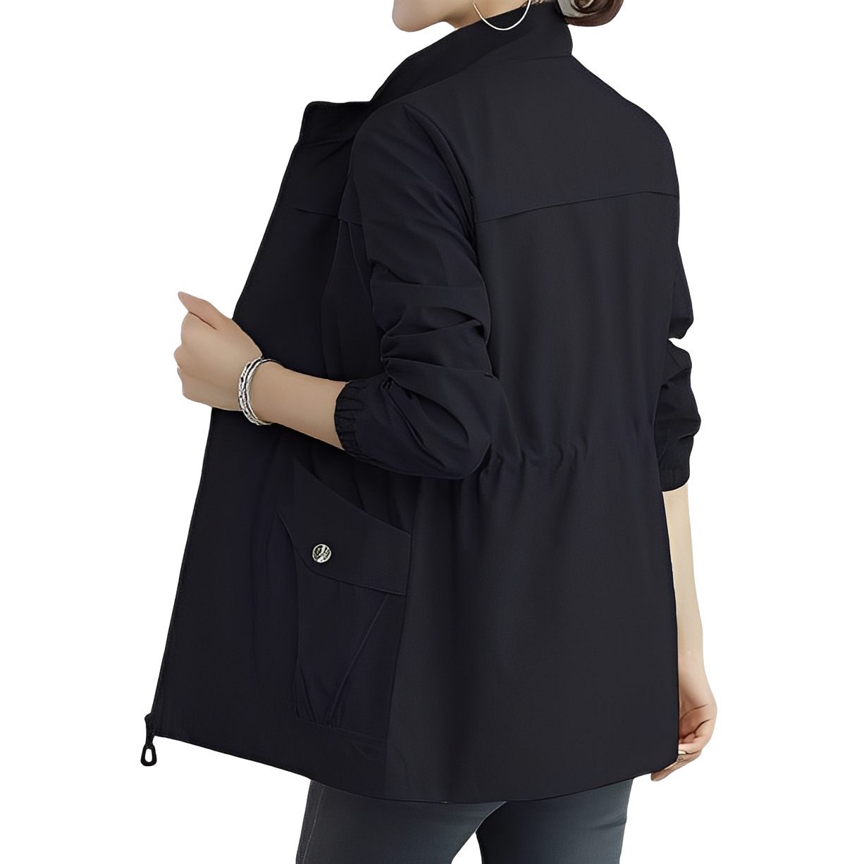 Gwenda - Trendy Jacket with Adjustable Waist for Women