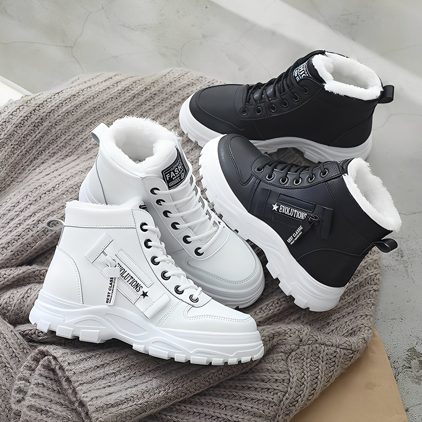 Jazmine - Stylish Plush Boots for Women