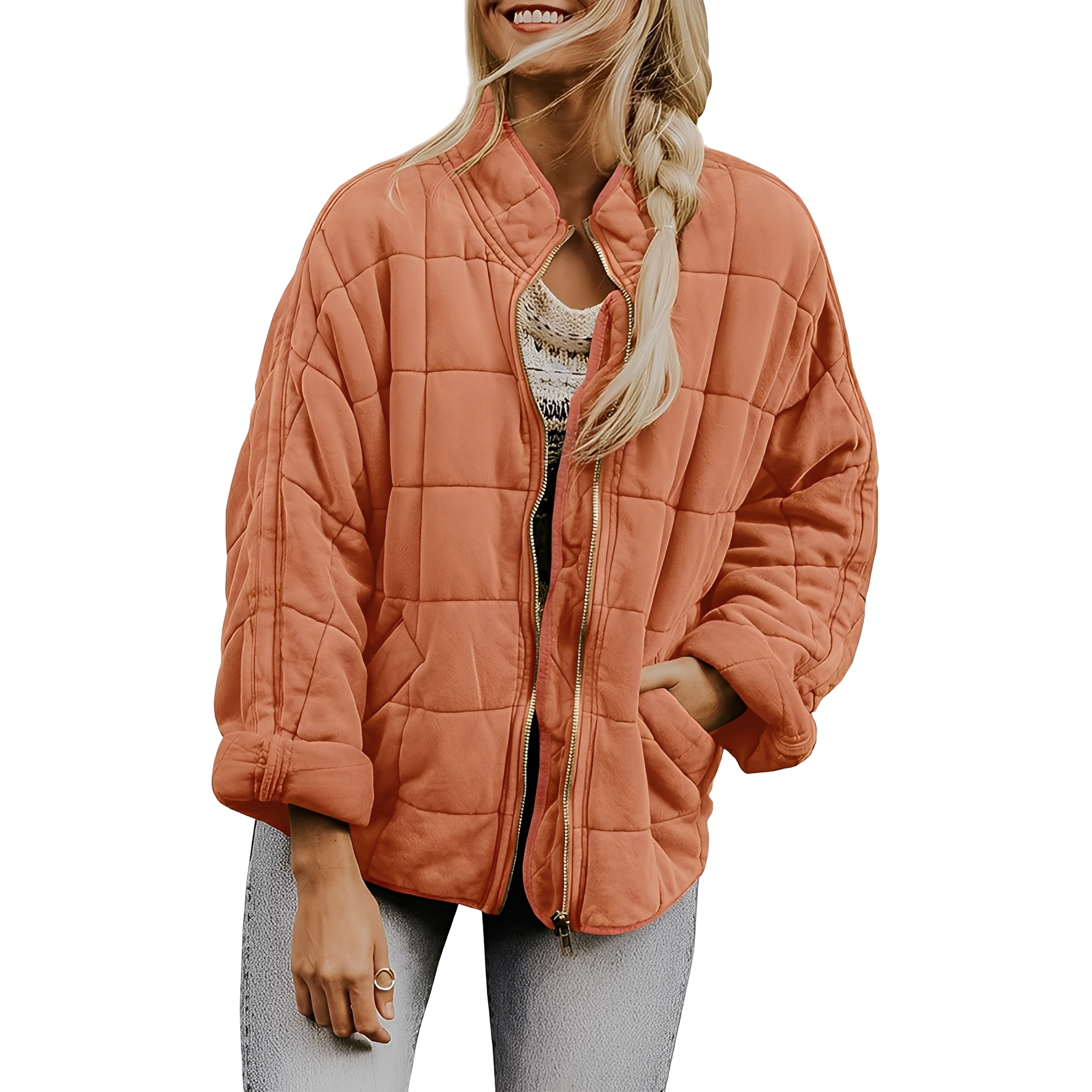 Luana - Casual Quilted Jacket with Pockets for Women