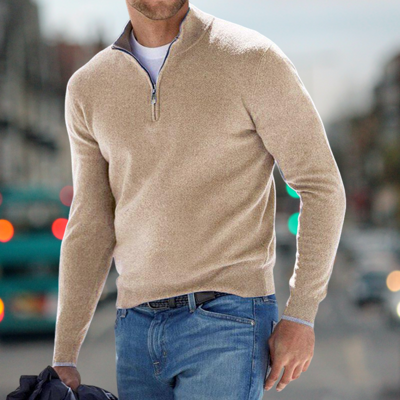 Carlo – Pullover with Zipper