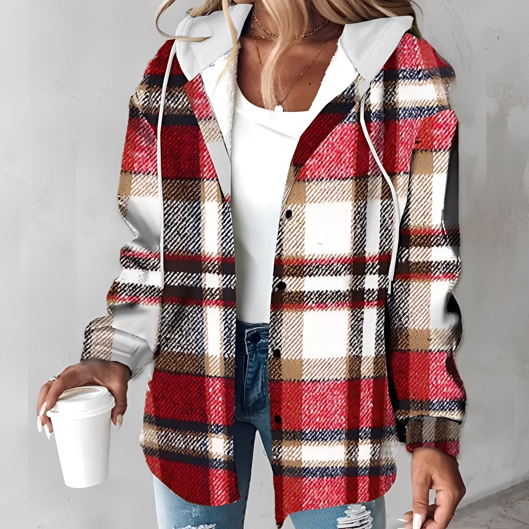 Briana - Women's Casual, Cozy Hooded Jacket