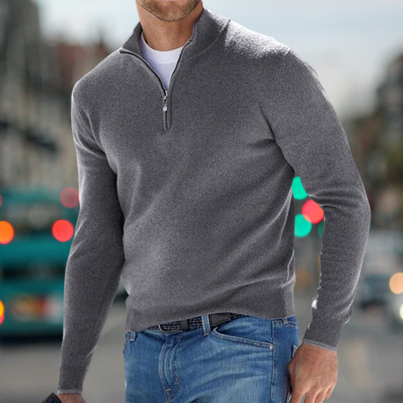 Carlo – Pullover with Zipper