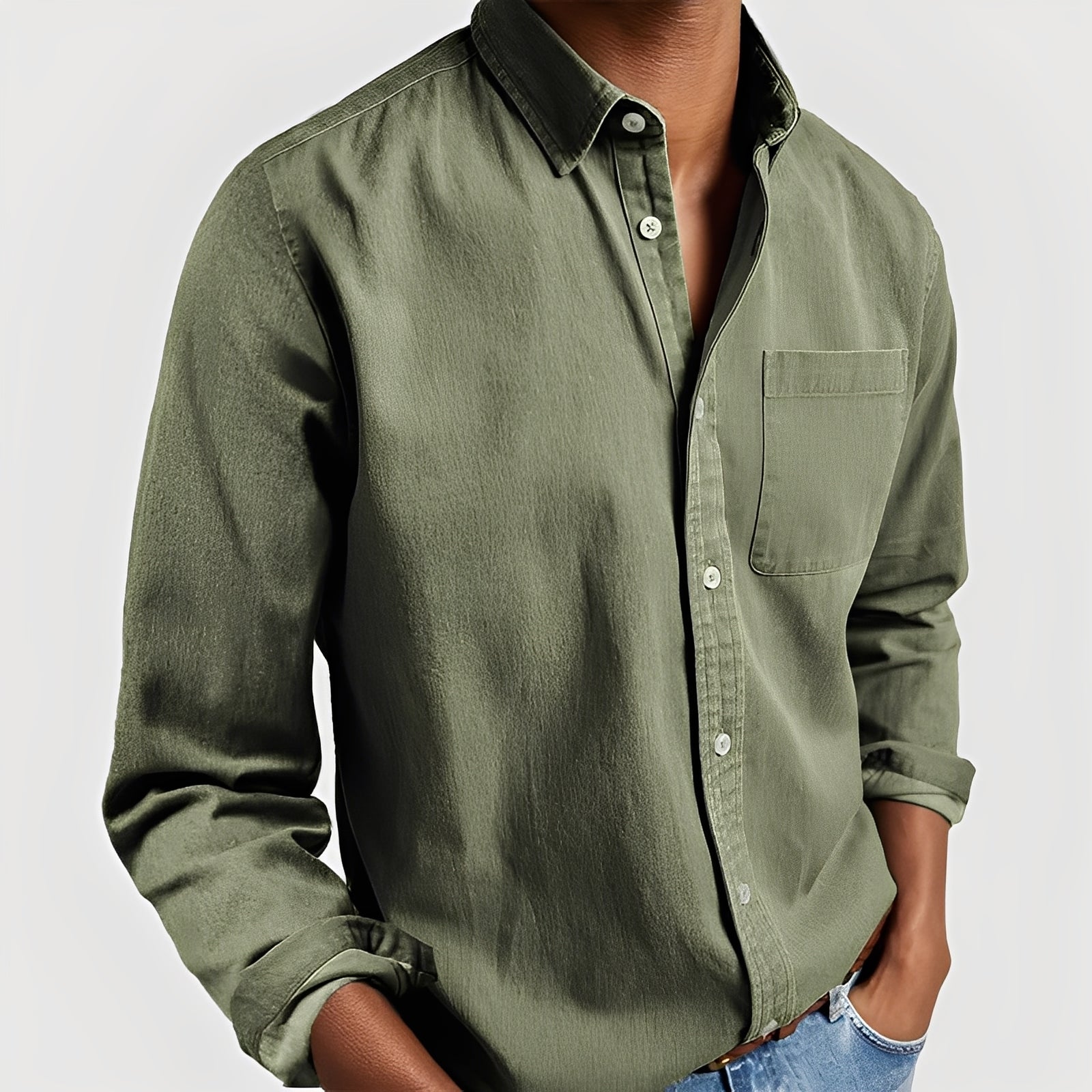 Tanner - Men's Casual Shirt with Pocket