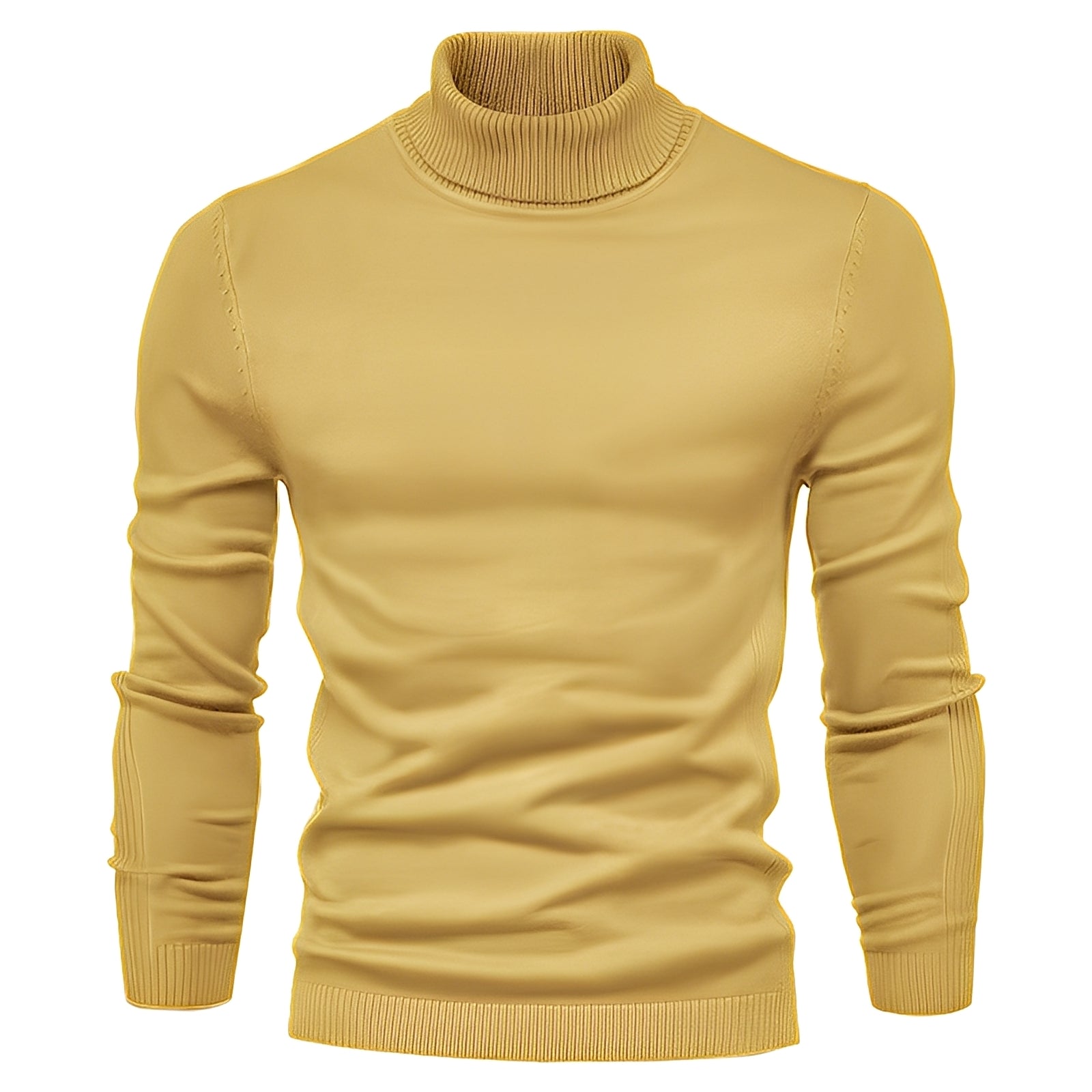 Evans - Simple, slim fit turtleneck sweater for men